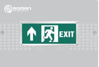 ĐÈN EXIT LED EXE2008U 1 MẶT -ROMAN